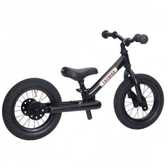 Trybike Steel 2 Wheel Balance Bike - Black