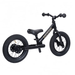 Trybike Steel 2 Wheel Balance Bike - Black