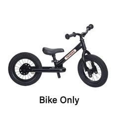 Trybike Steel 2 Wheel Balance Bike - Black