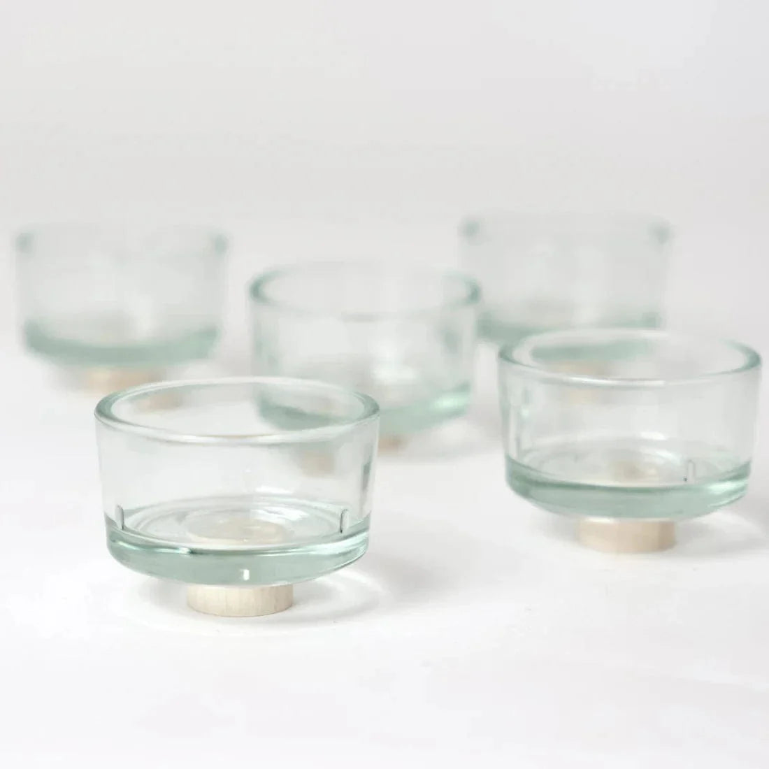 Grimm’s Tea Light Holders Glass 5 Pieces