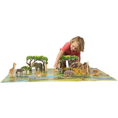 Freckled Frog Animals in the Wild Playmat