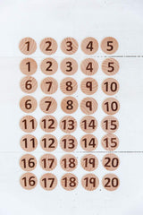 Freckled Frog Tactile Wooden Numbers set
