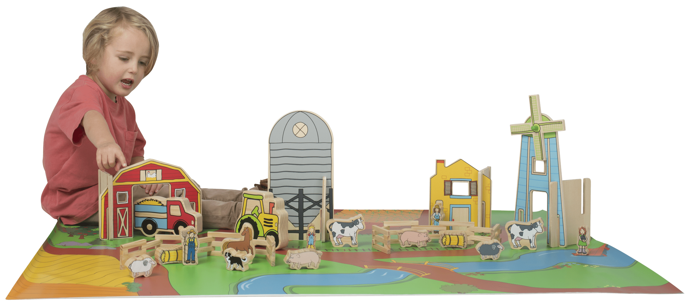 Freckled Frog The Farm Playmat