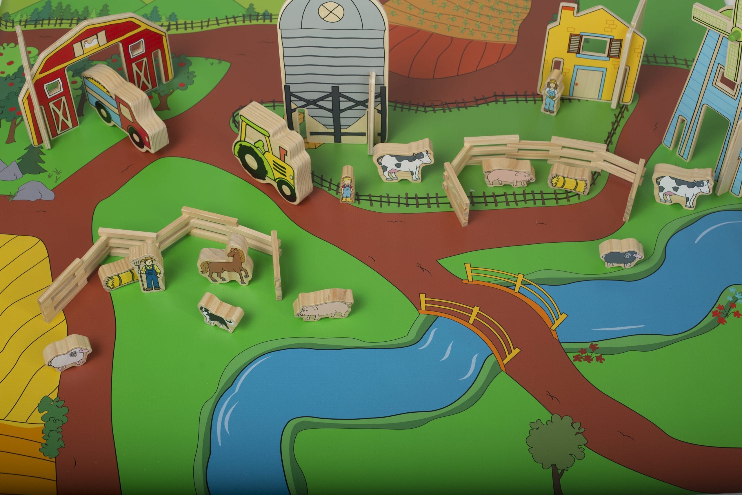 Freckled Frog The Farm Playmat