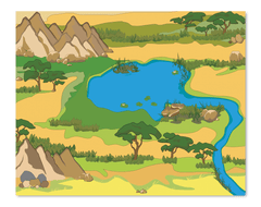 Freckled Frog The Wilderness Playmat
