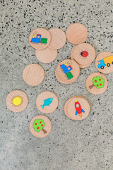 Freckled Frog Wooden Matching Pairs - The Original