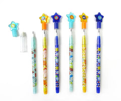 Tiny Mills - Outer Space Rocket Multi Point Pencils (24pcs)