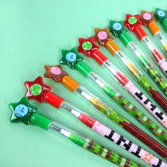 Tiny Mills - Pixels Mine Crafter Themed Multi Point Pencils (24pcs)