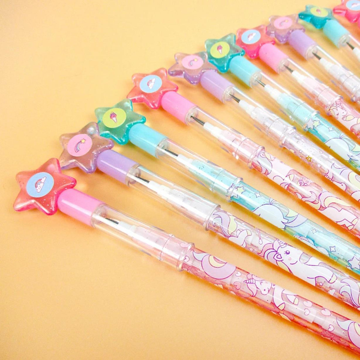 Tiny Mills - Unicorn Multi Point Pencils (24pcs)