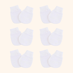Toddla™ No Scratch Baby Mittens (6-Pack)