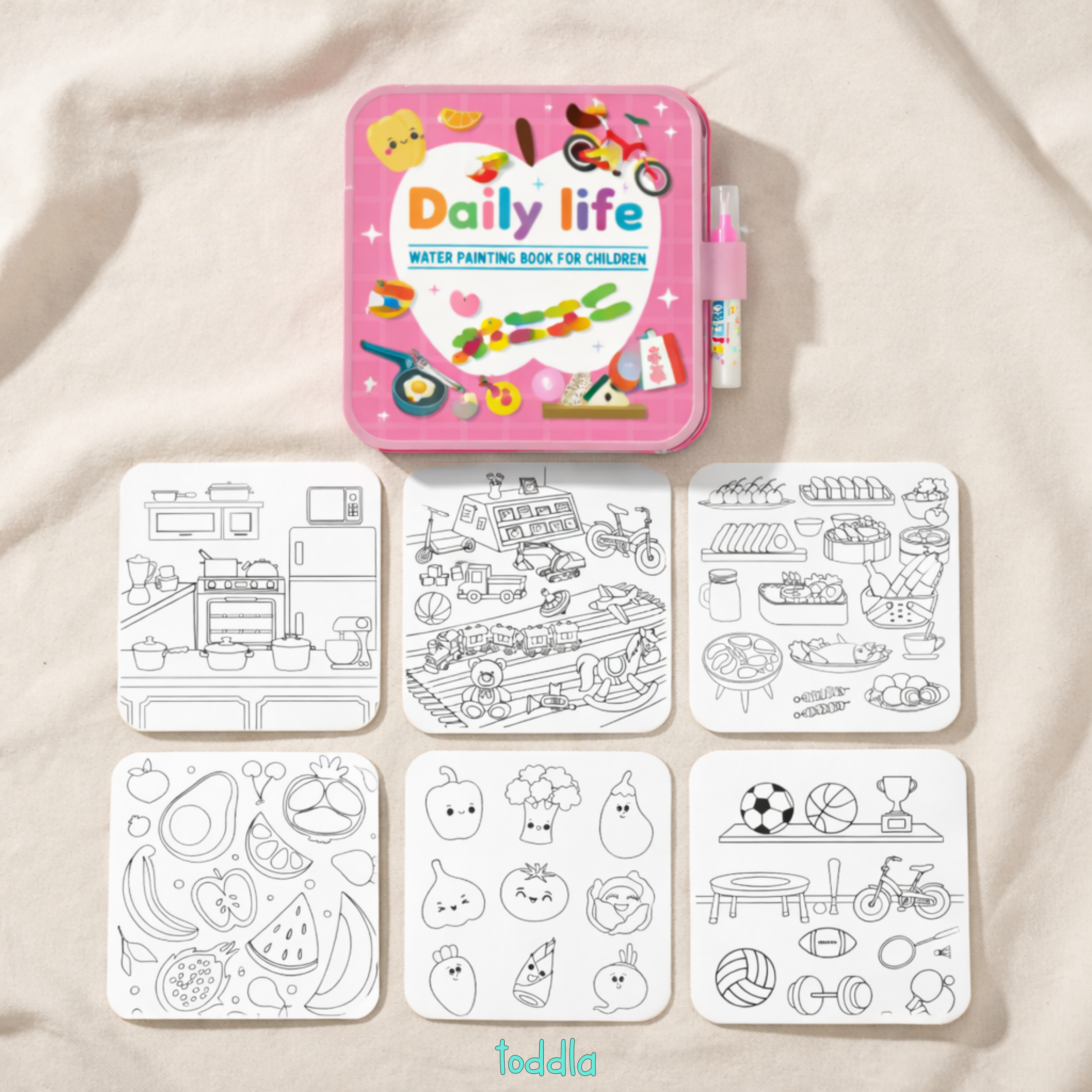 Toddla™ Magic Water Coloring Book