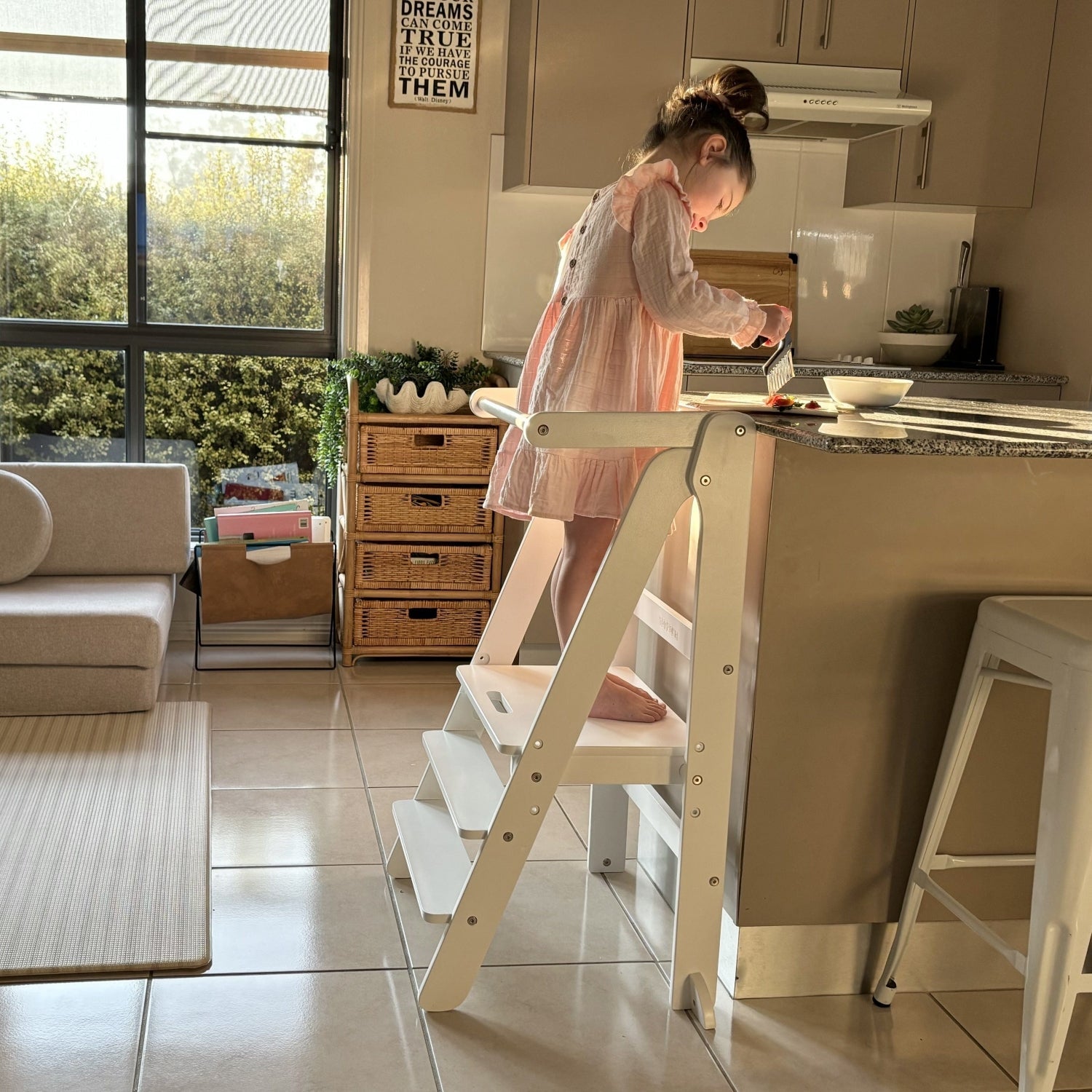 Toypark Foldable Learning Tower with Safety Net