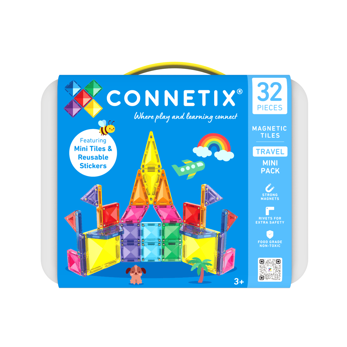 Connetix Tiles Travel Mini Pack 32 Piece