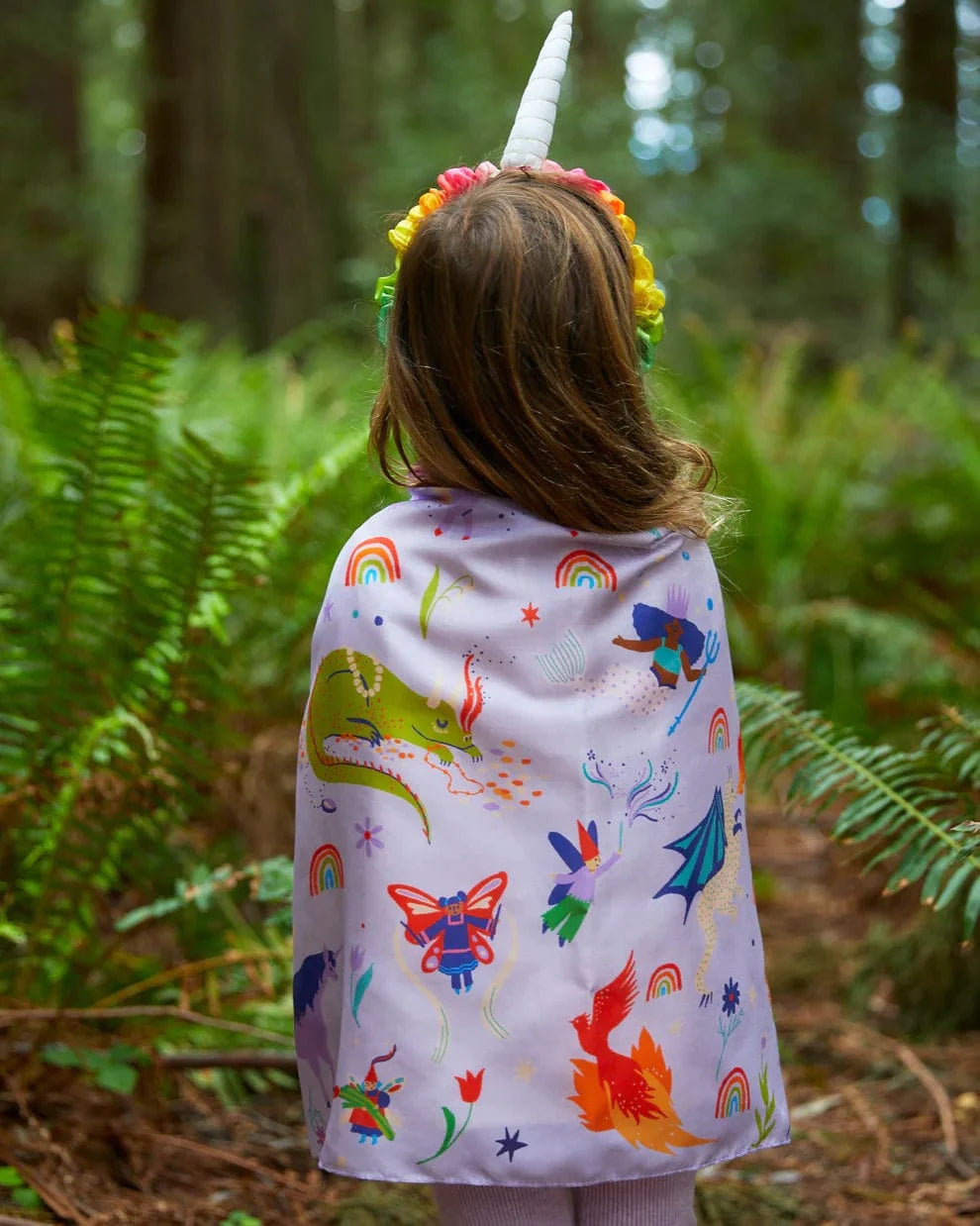 Sarah's Silks Playsilk Seek and Find - Rainbow Creature