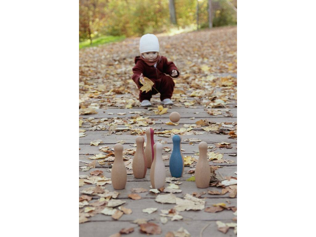 Korko Little Skittles -Bowling Set -6 pins and Ball