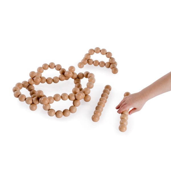 Guidecraft BendiBeads - Natural - 12 pc. set