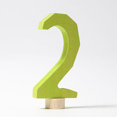 Grimm's Number 2 Candle Holder Decoration Anthroposophical