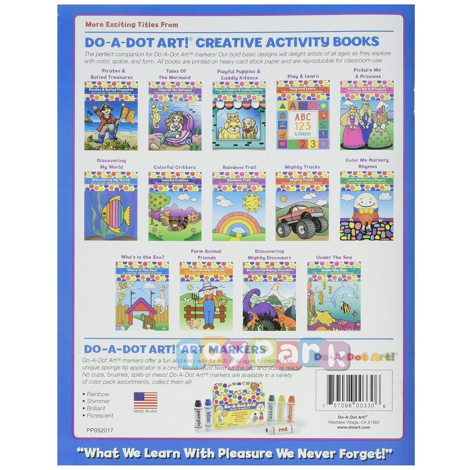Do A Dot Art! Activity Book - Discovering My World