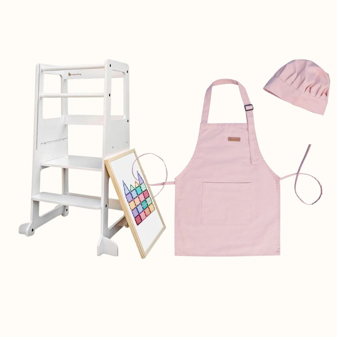 Mini Chef: myduckling Adjustable Learning Tower 2 in 1 set