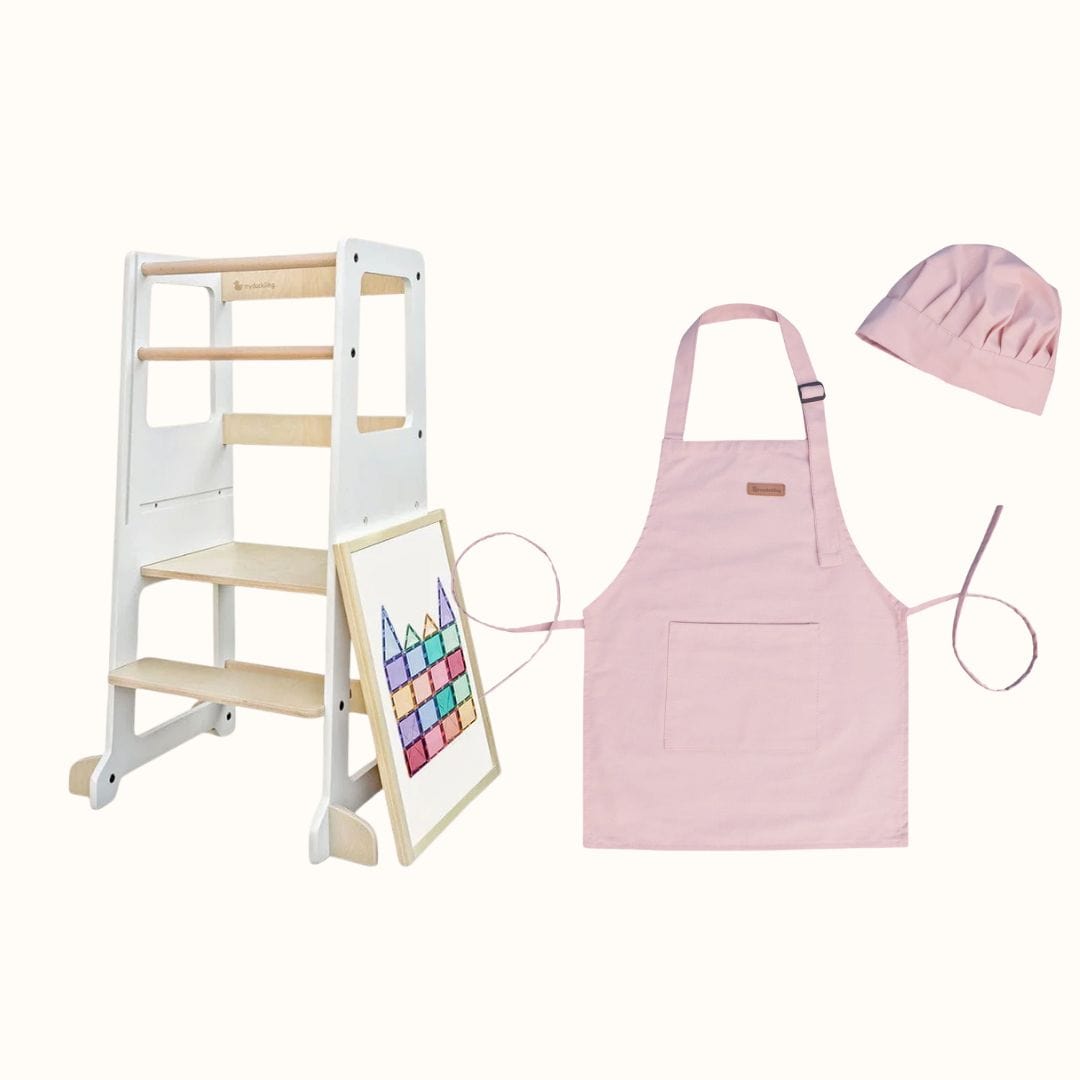 Mini Chef: myduckling Adjustable Learning Tower 2 in 1 set
