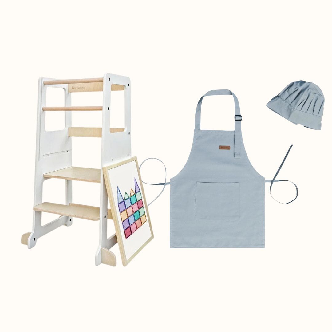 Mini Chef: myduckling Adjustable Learning Tower 2 in 1 set
