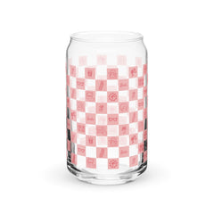 Barbie Checkerboard Icons Cutie Clear Glass