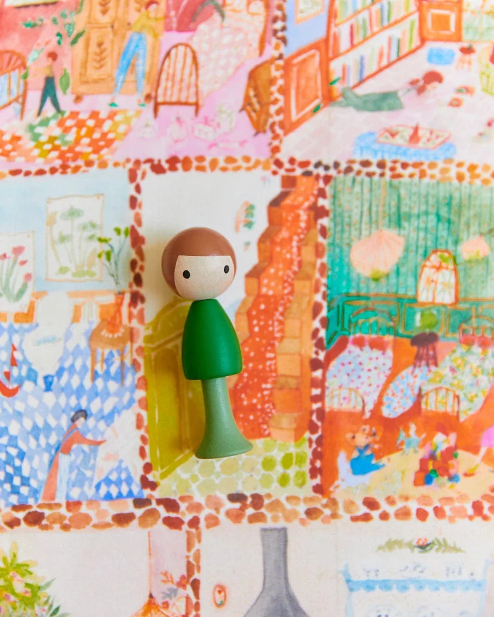 Sarah's Silks Playsilk Seek and Find - Dollhouse