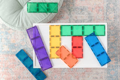 Connetix Tiles Rainbow Rectangle Pack 18 Piece