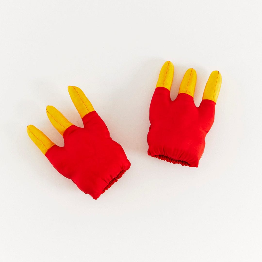 Sarah's Silks Red Dinosaur Claws