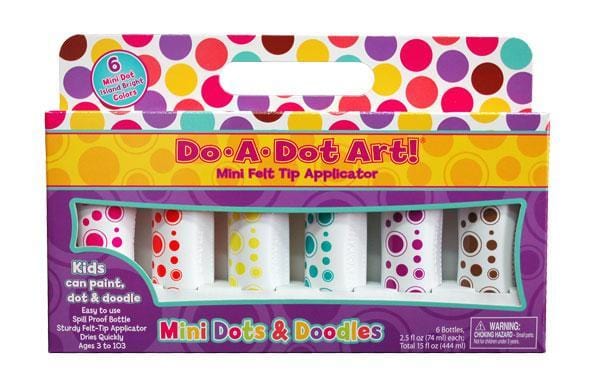 Do A Dot Art! Mini Dot Island Bright Markers 6 Pack