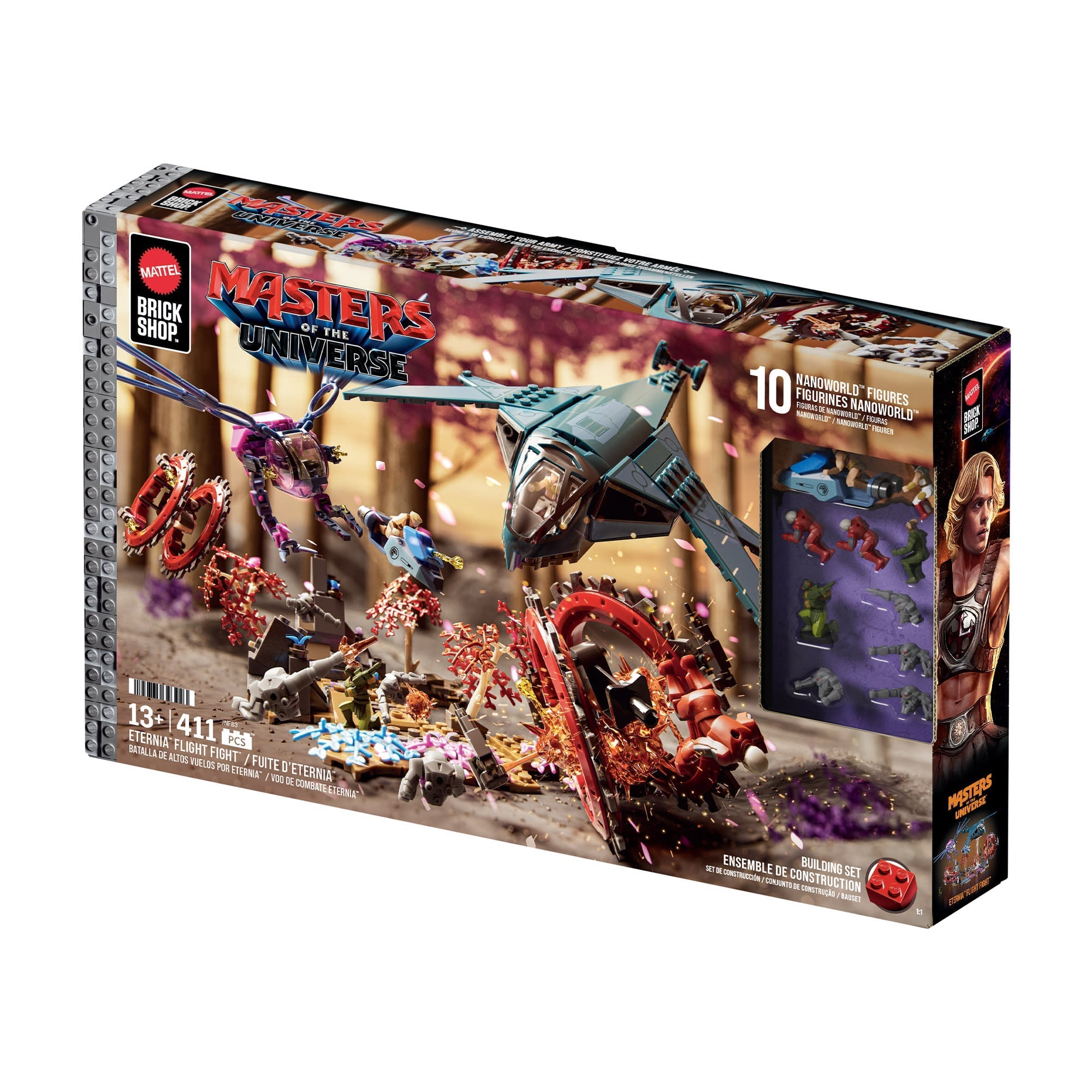 Mattel Brick Shop Masters of the Universe Eternia Flight Fight Building Set