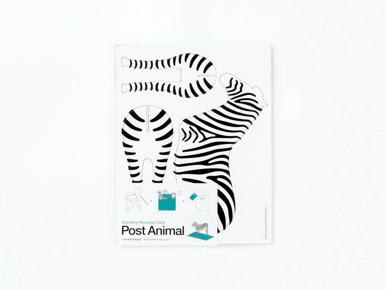 Good Morning Post Animal-Zebra