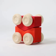 Grimm's Stacking Cars - Red