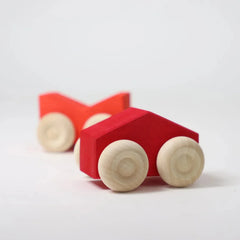 Grimm's Stacking Cars - Red
