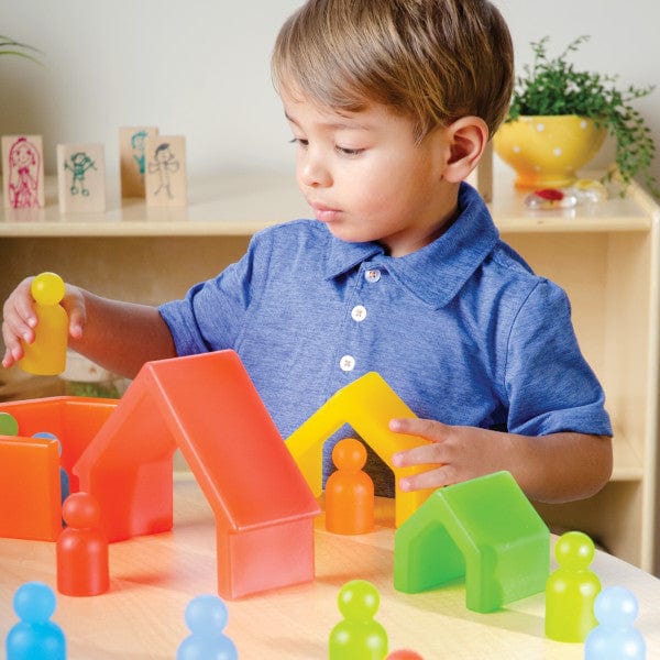 Guidecraft Discovery People - Rainbow - 16 pc. set