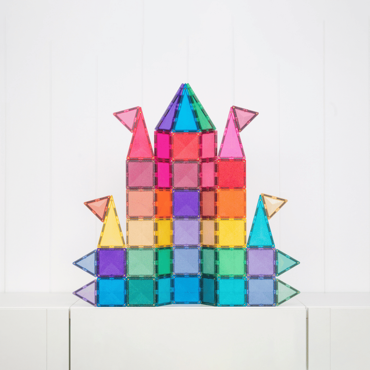 Connetix Tiles Glitter Castle Pack 48 Piece