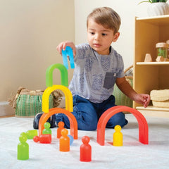 Guidecraft Discovery Stackers - Rainbow Tall Arch