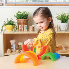 Guidecraft Discovery Stackers - Rainbow Arch