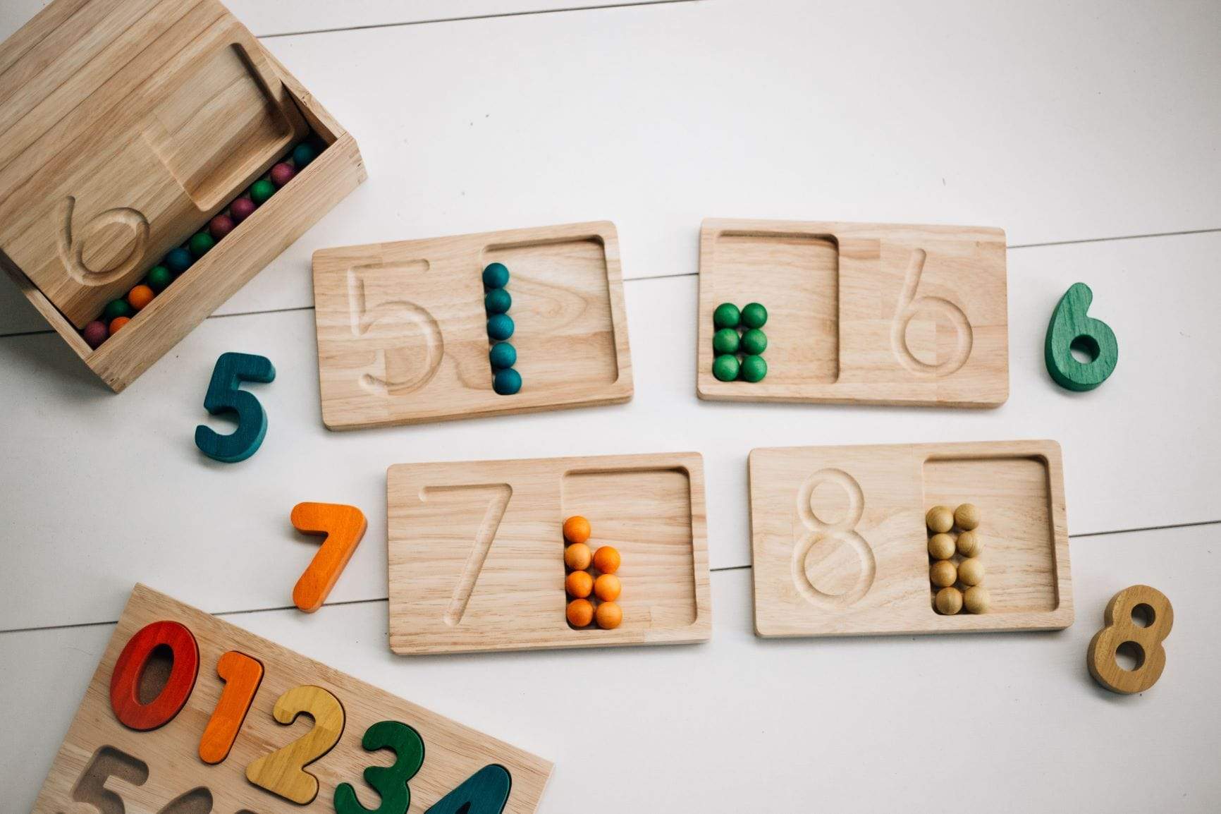 QToys Jumbo Counting Trays