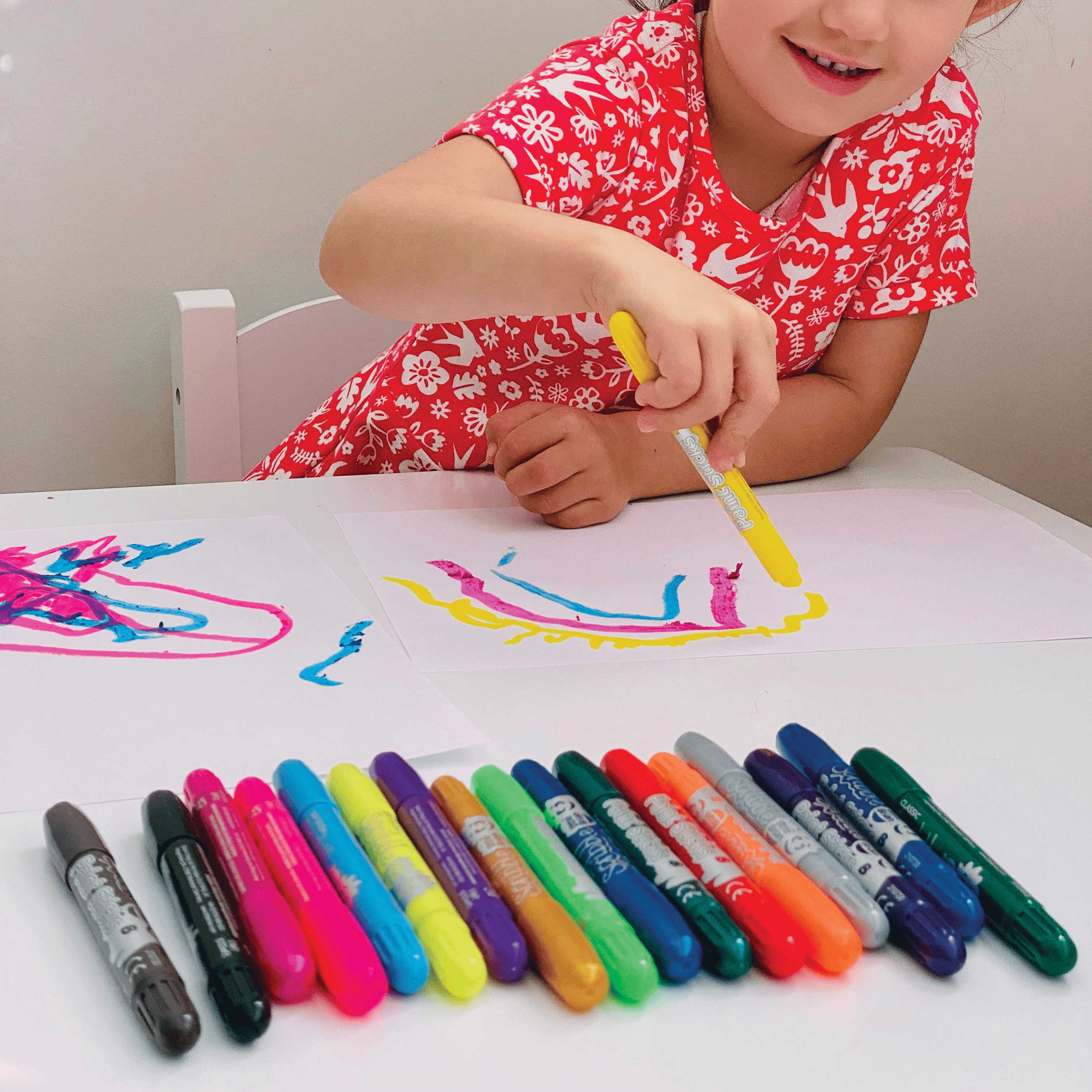 Little Brian Scribble Paint Sticks 12 pk