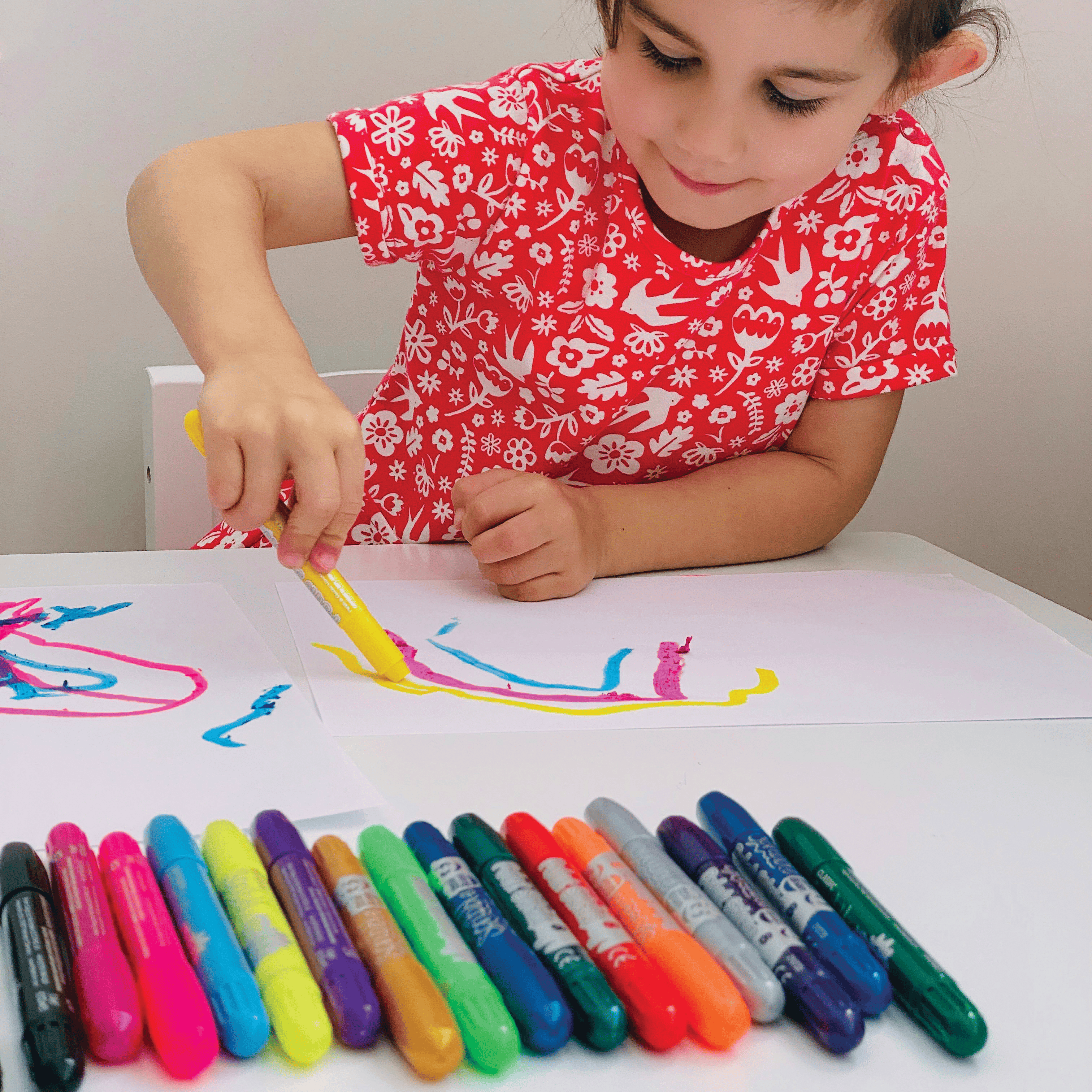Little Brian Scribble Paint Sticks 12 pk