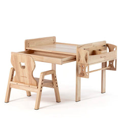myduckling Primary Adjustable Table and Chair Set - Bear