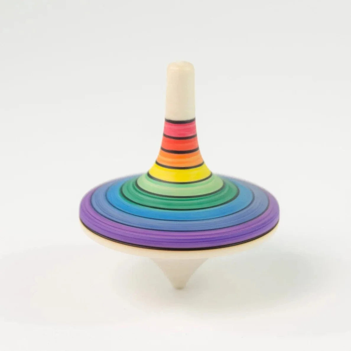 Mader Large Rallye Spinning Top Rainbow