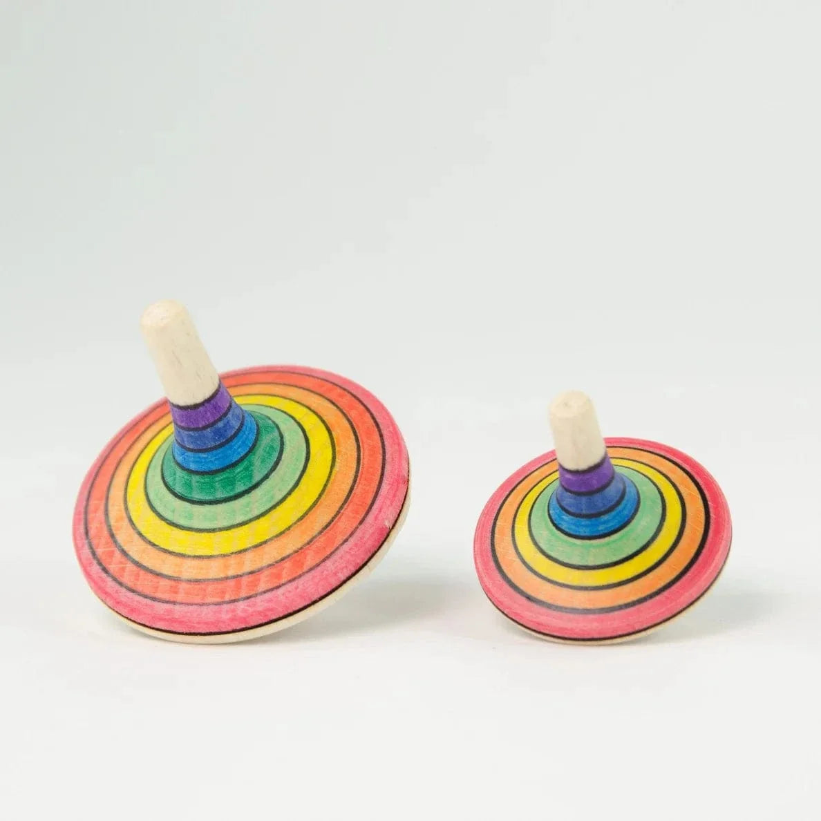 Mader Large Rallye Spinning Top Rainbow