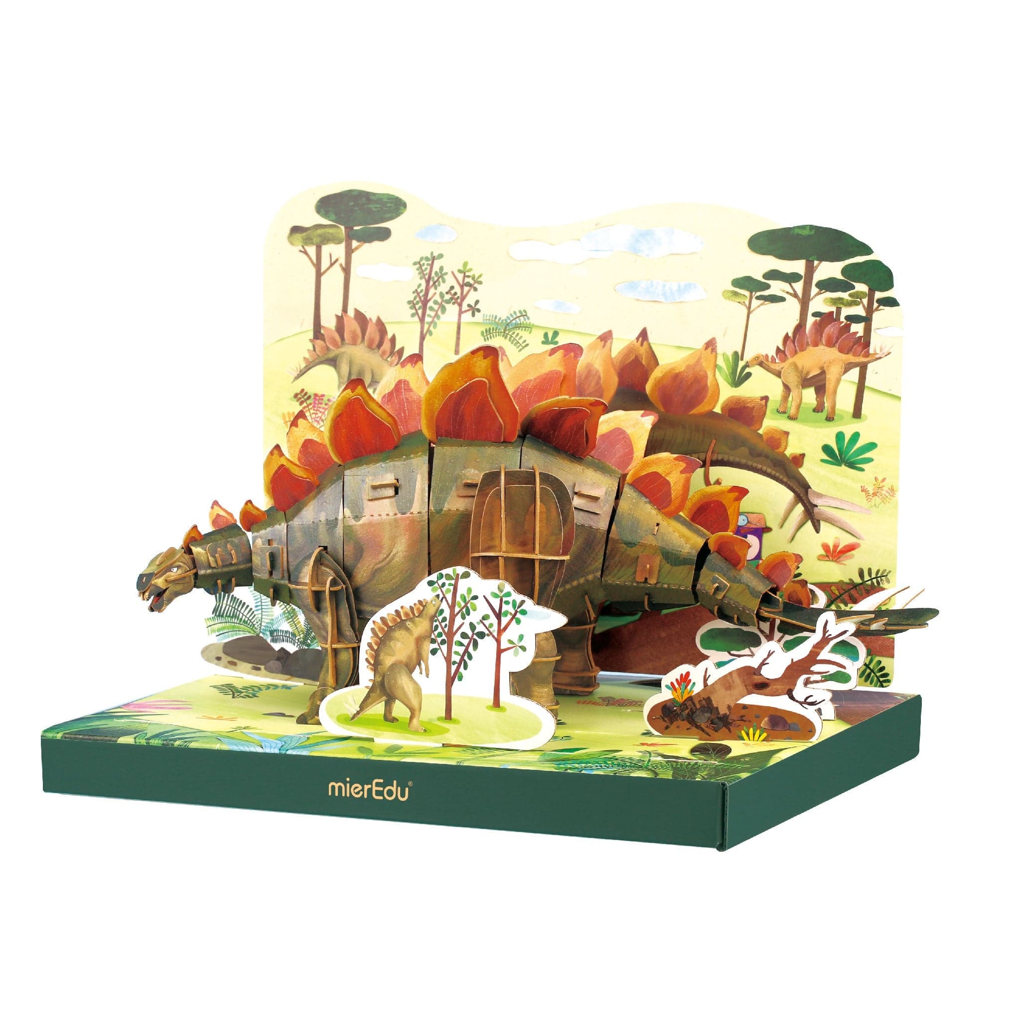 mierEdu 3D Puzzles Stegosaurus