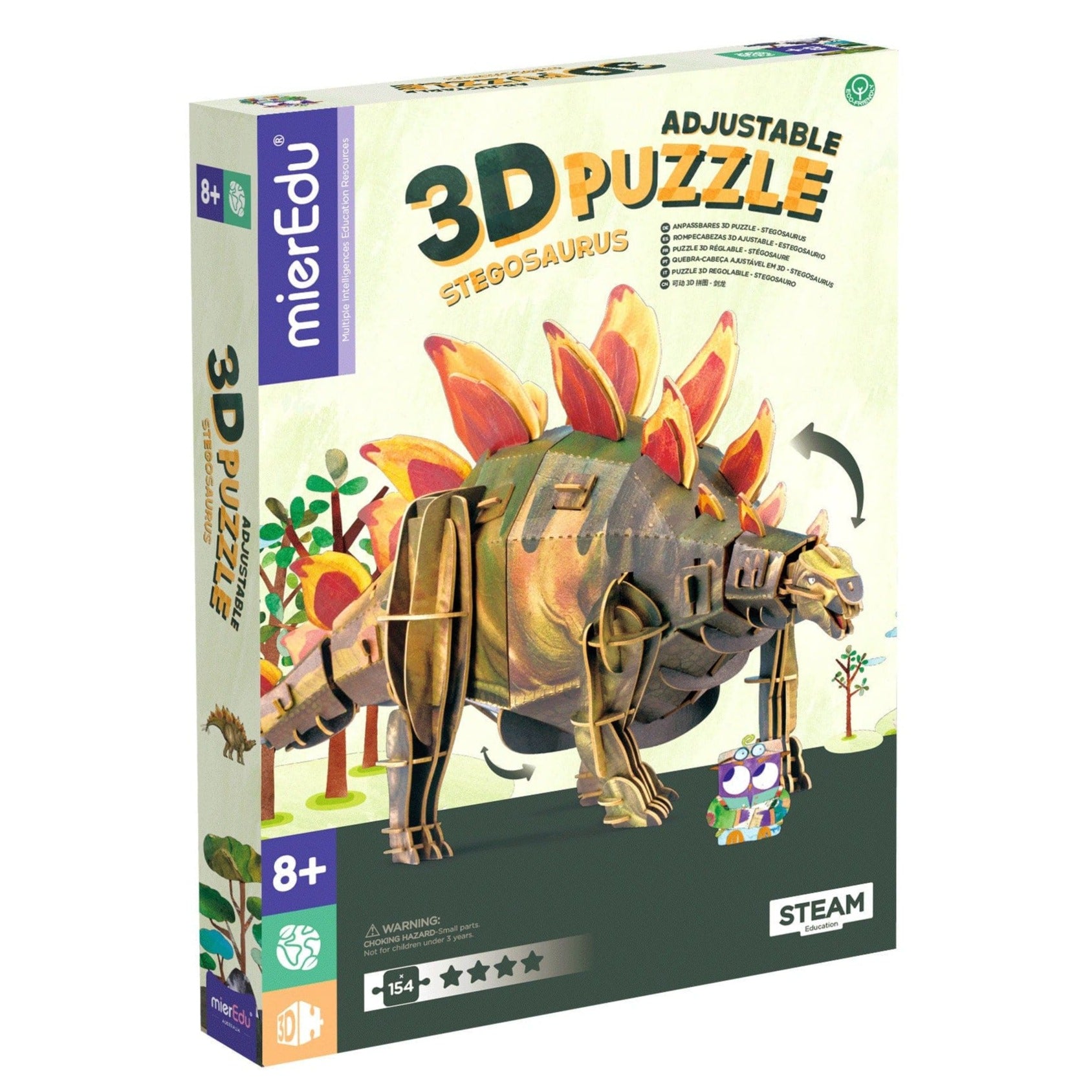 mierEdu 3D Puzzles Stegosaurus