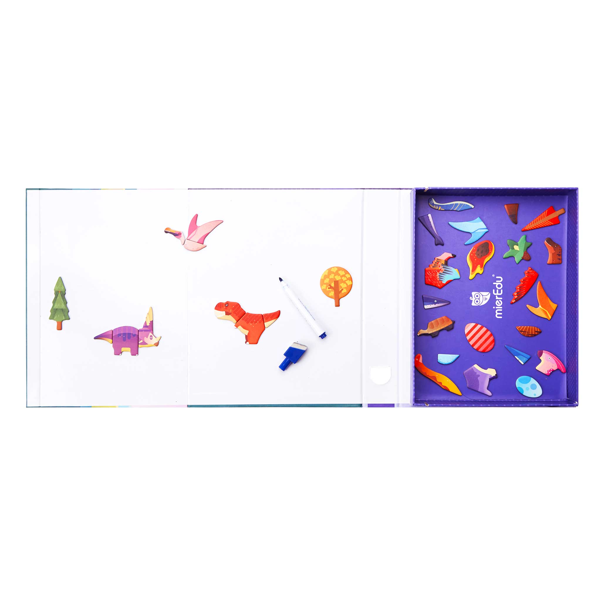 mierEdu Magnetic Art Case - Dino World