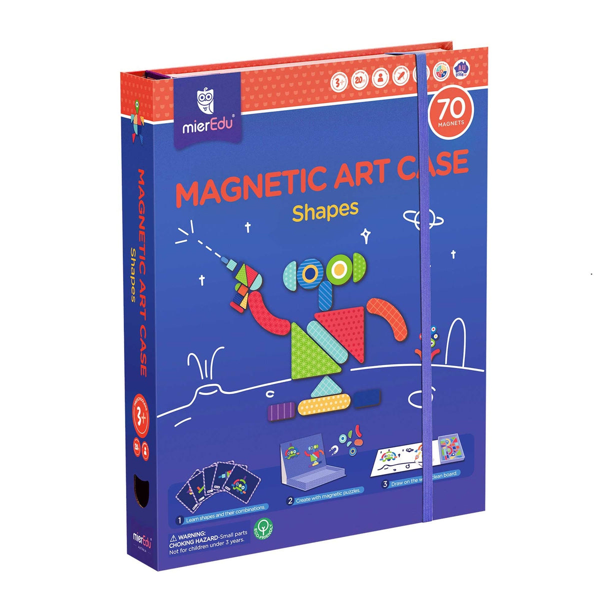 mierEdu Magnetic Art Case - Shapes