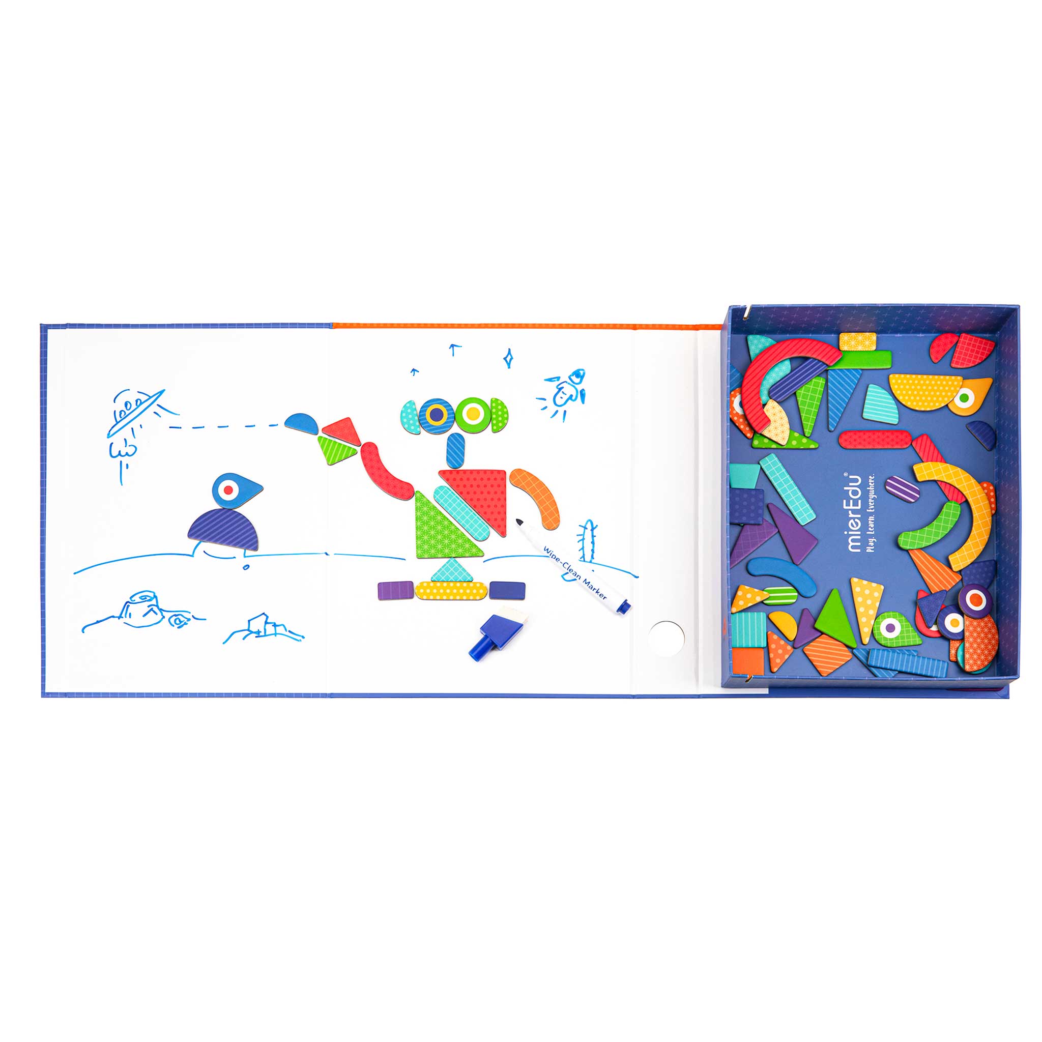 mierEdu Magnetic Art Case - Shapes