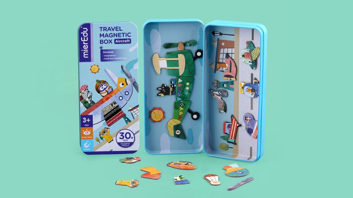 mierEdu Travel Magnetic Box - Aircraft